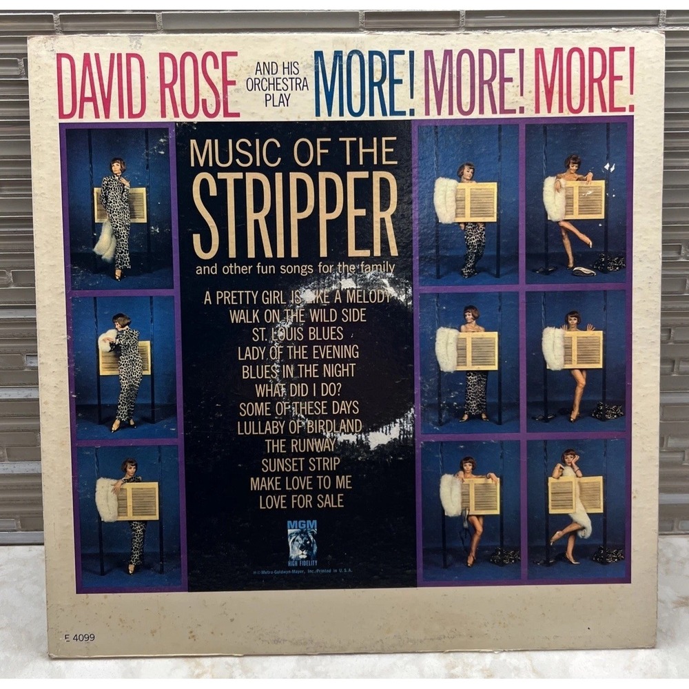 Music Of The Stripper Vinyl LP David Rose & His Orchestra More More More Vintage